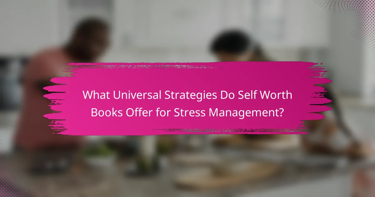 What Universal Strategies Do Self Worth Books Offer for Stress Management?